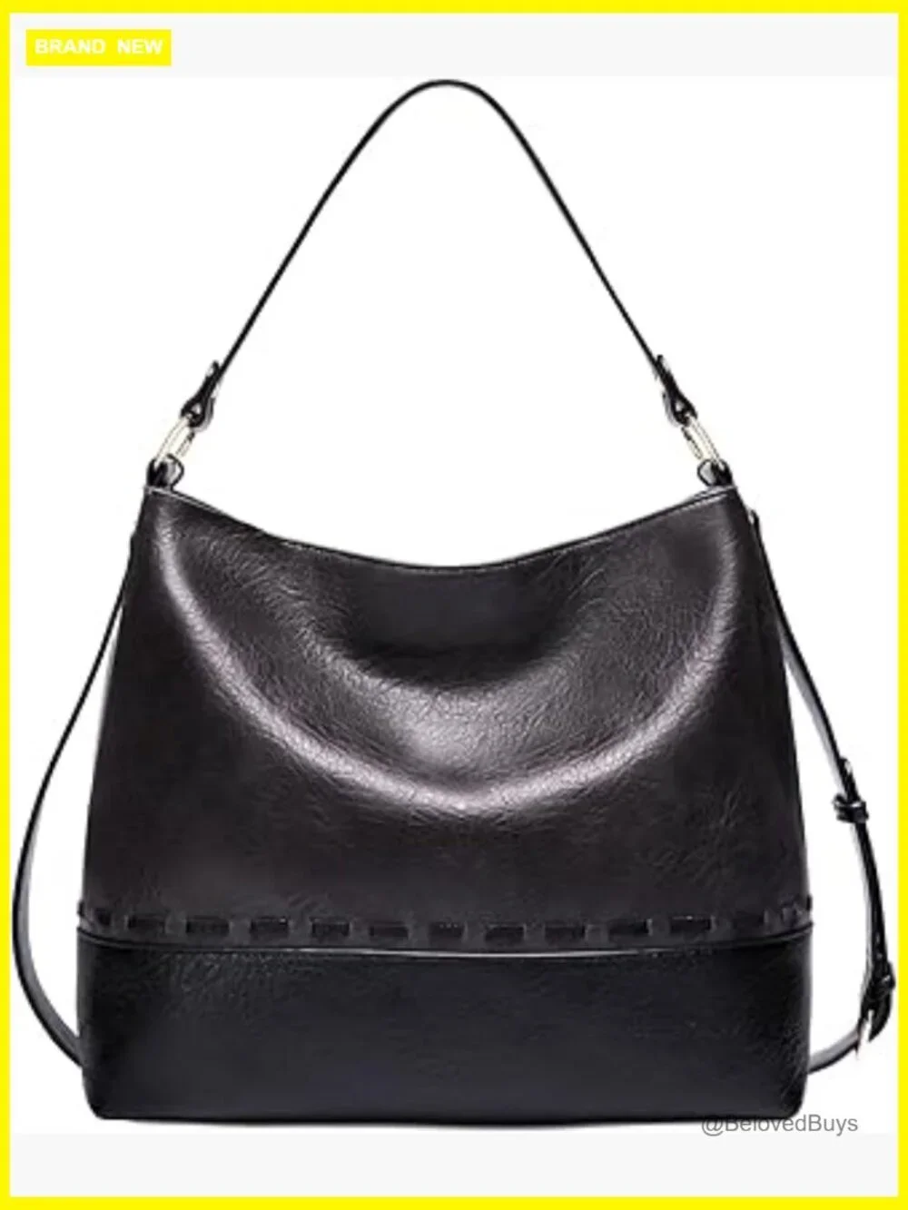 Vegan Leather Hobo Bag Crossbody Shoulder Tote Handbag Purse